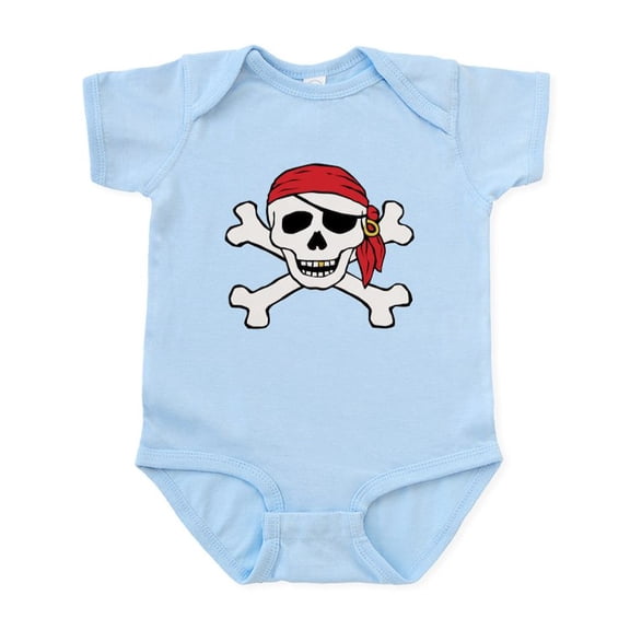 CafePress - Funny Pirate Infant Bodysuit - Baby Light Bodysuit, Size Newborn - 24 Months