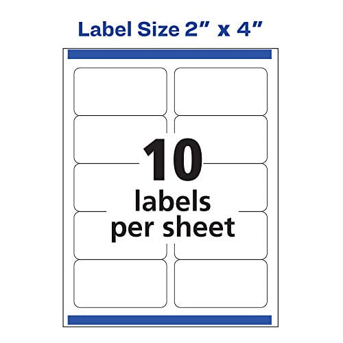 Avery Shipping Address Labels, Laser Printers, 1,000 Labels ...