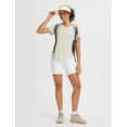 thumbnail image 7 of BALEAF Women's Short Sleeve Shirts UPF 50+ Sun Shirt V Neck UV Protection Workout Moisture Wicking Quick Dry Lightweight Light Brown L, 7 of 7