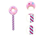 thumbnail image 6 of balikha Inflatable Donut Stick Donut Shape Balloon Photo Props Creative Large Candy Float for Party Supplies Valentine'S Day Pink, 6 of 9