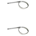 thumbnail image 3 of Guardoinrt Backed Tape Measure Backing Miter Saw Track Metric Miter Saw Track Metric Ruler Tape Measurement 1/2/3/4/5M Stainless Steel right-left reading1m 2Set, 3 of 6