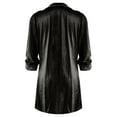 thumbnail image 5 of Veste Longue en Velours Rétro pour Femmes, Patchwork en Velours, Bord Imprimé, Manches Longues, Décontractée, 5 of 5