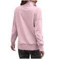 thumbnail image 6 of VEKDONE Button Down Sweatshirt for Women Fall Long Sleeve Lapel Pullover Sweatshirts Casual Loose Fit Lightweight Tops with Pockets, 6 of 7