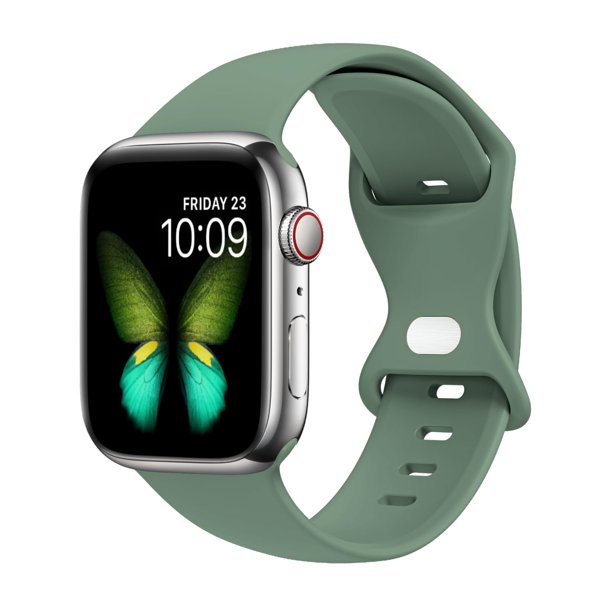 Tighesen Bandas Deportivas Compatibles Con Apple Watch Band Ultra 2/Ultra Se Series 9/8/7/6/5/4/3/2/1 38 Mm 40 Mm 41 Mm 42 Mm 44 Mm 45 Mm 49 Mm S/M M/L Para Mujeres/Hombres Correa De Silicona Para Iwa