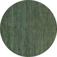 thumbnail image 1 of Ahgly Company Indoor Round Abstract Light Blue Modern Area Rugs, 8' Round, 1 of 4