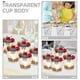 thumbnail image 2 of Clear Dessert Cups Dessert Cups for Kitchen Use 1Set with Spoons, 2 of 4