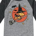 thumbnail image 3 of Peanuts - Woodstock Witch - Toddler & Youth Raglan Graphic T-Shirt, 3 of 6