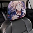 thumbnail image 4 of My Hero Academia Himiko Toga Car Headrest Cover 2 Pcs Vehicles Seat Pillow Cover Protector Accessories Decor Auto Front/Rear Seats Head Rest Cover 2 Pcs Universal Fit Most Cars Sedan SUV Van, 4 of 7