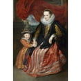 thumbnail image 3 of Anthony van Dyck 18x24 Black Modern Framed Museum Art Print Titled - Susanna Fourment and Her Daughter (1621), 3 of 5