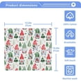 thumbnail image 2 of GZHJMY Cute Little Christmas Gnomes Wash Cloths 6 Pcs Small Cotton Wash Towels for Kitchen Bathroom, 2 of 5