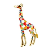 Colorful Deer Brooch Pin for Women Wedding Banquet Badge Corsages Lapel Pins Cardigan Clip Cloth Accessories