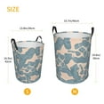 thumbnail image 5 of ZICANCN Abstract Art Lines Texture Laundry Basket Organizer , Dirty Clothes Hamper for Bathroom Kids Girls Boys Laundry Hamper Small, 5 of 8