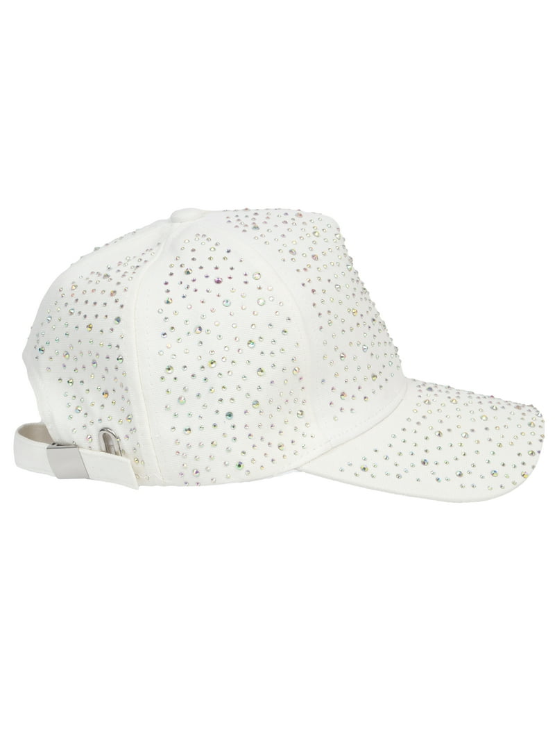 Womens Jeweled Rhinestone Studded Hat - Crystal Gem Bling  display picture 3