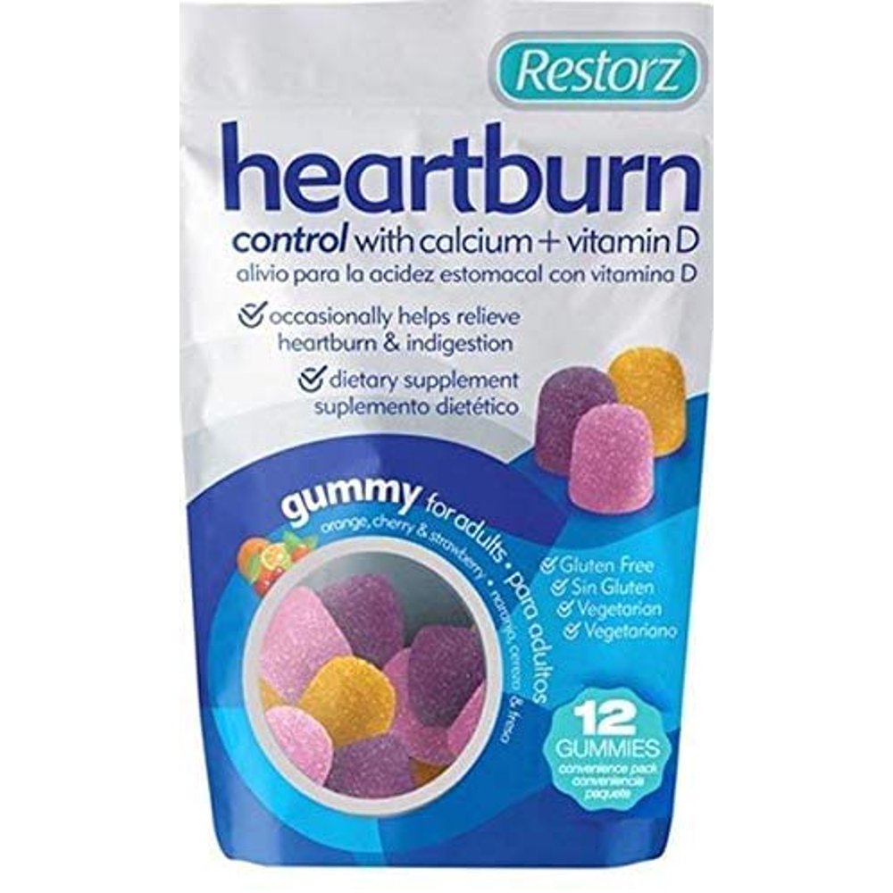 Restorz Antacid Gummies for Heartburn Relief and Acid Indigestion, 80