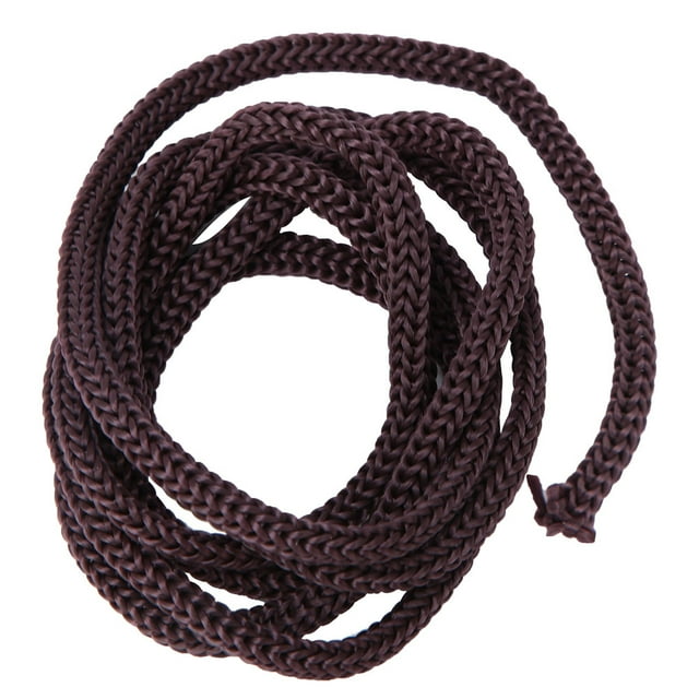 Cordones de bricolaje para decorar prendas Cordón trenzado de polipropileno de color café 900D