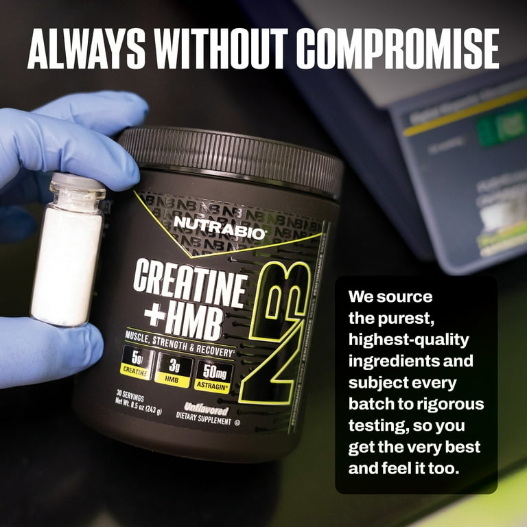 B.B.B. HMB & CREATINE 48,000 6箱セット NutraBio Creatine + HMB- Creatine Monohydrate with HMB Powder for