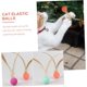 thumbnail image 5 of 3 piezas divertidos juguetes para gatos Bungee juguetes para masticar perros juguetes Mini creativo interesante perro en movimiento con burlas gatitos mascotas ER, 5 of 5
