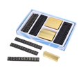 thumbnail image 1 of 19 groups gold-tone metal, Arabic numerals together price tags, 1 of 5