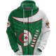 thumbnail image 4 of Sudadera con capucha y cremallera con el emblema nacional argelino y la bandera de Argelia para hombre, ropa informal deportiva para niños, 4 of 4