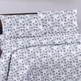 thumbnail image 3 of softan Bed Sheet Set for Kids Girls, Full Size Kids Sheets Microfiber Kids Fitted Sheet, Breathable & Silky Soft Feeling Kids Sheet Set 4 PCs Purple Butterfly Kids Full Bed Sheet, 3 of 5