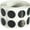 Black, variant on Black Removable Circle Stickers, 0.5 Inch Round, 1000 Labels on a Roll