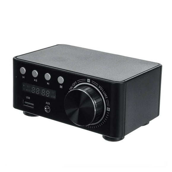 100W Audio HiFi Bluetooth 5.0 Power Class D Amplifier Tpa3116 Digital Amp Home Audio Car Marine USB AUX IN Mini Audio ,Bluetooth 5.0