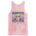 thumbnail image 3 of Naruto Classic Naruto Eating Ramen Crew Neck Sleeveless Light Pink Cloud Wash Men's Tank Top-Small, 3 of 5