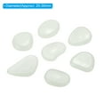 thumbnail image 2 of Uxcell 100Pack Glow Rocks 20-30mm Glow Pebbles Decoration in the Dark Luminous Stones Decor DIY Decorative White, 2 of 7