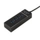thumbnail image 3 of Alta Velocidad 4, Adaptador De Convertidor Extensor Portátil Cable De Guitarra A Puerto Usb 3.0 Hub Interfaz De Audio Usb Para Lector De Tarjetas Negro, 3 of 7