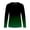 Green, variant on Shadoumai Boys Gradient Rash Guard Long Sleeve UPF 50 Swim Shirt for Boys Kids Youth, UV Sun Protection Water Shirts for Beach Surf