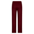 thumbnail image 6 of Idoravan Cargo Pants for Men Clearance Men's Personalized Pants Pocket Button Suit Pants Leggings Casual Pants Wine XXXL, 6 of 6