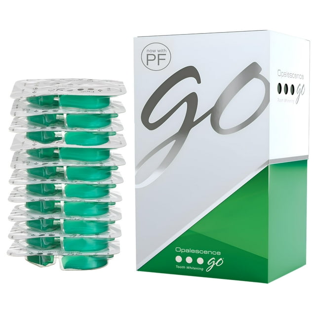 Bandejas blanqueadoras de dientes Opalescence Go 15% PF (10 tratamientos)