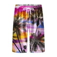 thumbnail image 4 of Men's Board Shorts for Beach and Swim—Quick Drying Trunks with 5 Inch Length Mesh Long Swim Shorts for Comfort and Performance, 4 of 5