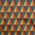 thumbnail image 1 of oneOone Tissu en Rayonne Orange Motif Géométrique Tissu pour Robe Tissu Imprimé au Mètre 56 Pouces de Large, 1 of 4
