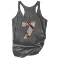 thumbnail image 4 of Shldybc Tank Tops for Women Femmes Nouveau Numéro de Baseball Impression Sans Manches Décontractée Gilets Amples Tops, 4 of 7