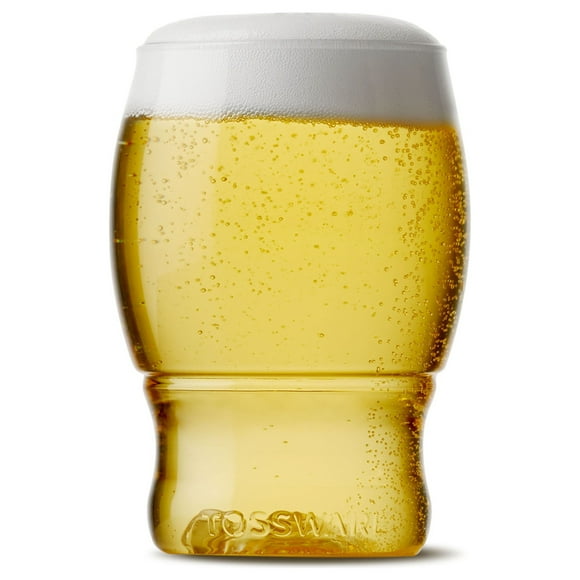 TOSSWARE Gobelet POP 4oz Ensemble de 48, Recyclable, Incassable & Verre à Shot en Plastique Cristal Clair