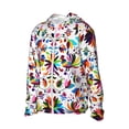 thumbnail image 2 of Rocae Mexican Bright Style Print Breathable Sun Protection Hoodie Quick-Dry Lightweight Long Sleeve Hoodie Unisex Running Sports Shirt X-Large, 2 of 9