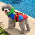thumbnail image 3 of Dog Life Jacket with Chin Float (Red) | High Buoyancy Dog Swimming Vest with Rescue Handle & Reflective Stripes, Adjustable, Tear Resistant for Small and Large Dogs, 3 of 6