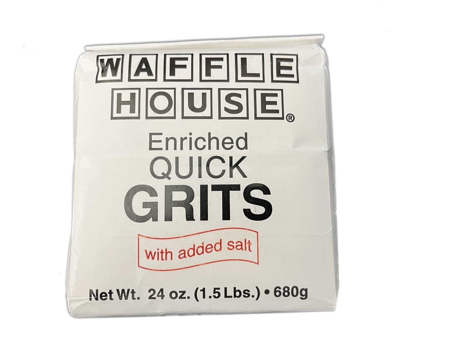 Waffle House Classic Grits 24 Oz Pack Of 2 (3 Lb)! Enriched Quick Grits  With Added Salt! Enjoy Our Famous Tasty, Creamy Grits Right At Home! Tasty  Restaurant Style Homemade Meals! - Walmart.com
