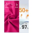 thumbnail image 3 of Women's Color Blocked Rash Guard Leaf Splic Long Sleeve Swimsuit Tops UPF 50+ Swim Shirt, 3 of 6