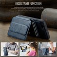 thumbnail image 3 of Case for iPhone 7 / 8 / SE 2022 & 2020, Detachable Magnetic Wallet Credit Card Cash Slot Case Support Wireless Charging Functional Kickstand Compatible with MagSafe Phone Cover,Blue, 3 of 12