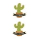 thumbnail image 2 of Guardurnaity Broche de Cactus de dibujos animados, joyería de planta en maceta, alfileres de solapa esmaltados divertidos, insignias, adornos para XZ3281 2piezas, 2 of 6