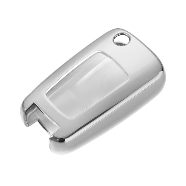 TPU Llavero Cubierta Llavero Carcasa Protector Sin Llave Plateado Tono
