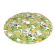 thumbnail image 2 of Kll Gnome And Pineapple Christmas Tree Skirt 30",Party Decorations Farmhouse For Christmas Decorations Holiday Party, 2 of 8