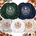 thumbnail image 2 of Personalized Thanksgiving Crew Sweatshirt, Custom Family Name Turkey Fall Graphic Crewneck, 2 of 6