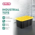 thumbnail image 2 of Sterilite 17 Gallon Industrial Stackable Storage Tote Lidded Containers, 18 Pack, 2 of 11