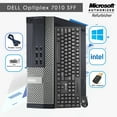 thumbnail image 1 of Dell Optiplex SFF Computer, Intel Quad Core i5 , upto 3.6GHz, 16GB RAM, 128GB SSD, Keyboard Mouse, Windows 11 Pro WIFI Bluetooth -Refurbished, 1 of 3