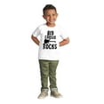 thumbnail image 3 of Big Cousin Rocks Cuz Relatives Toddler Boy Girl T Shirt Infant Toddler Brisco Brands 3T, 3 of 6