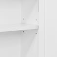 thumbnail image 5 of Alaterre Dover Over Toilet Organizer with Side Shelving, Wall Mounted Bathroom Storage Cabinet with 2 Doors and Towel Rod, 5 of 6