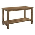 thumbnail image 2 of ACME Martha II Rectangular Wooden Counter Height Table in Weathered Oak, 2 of 5